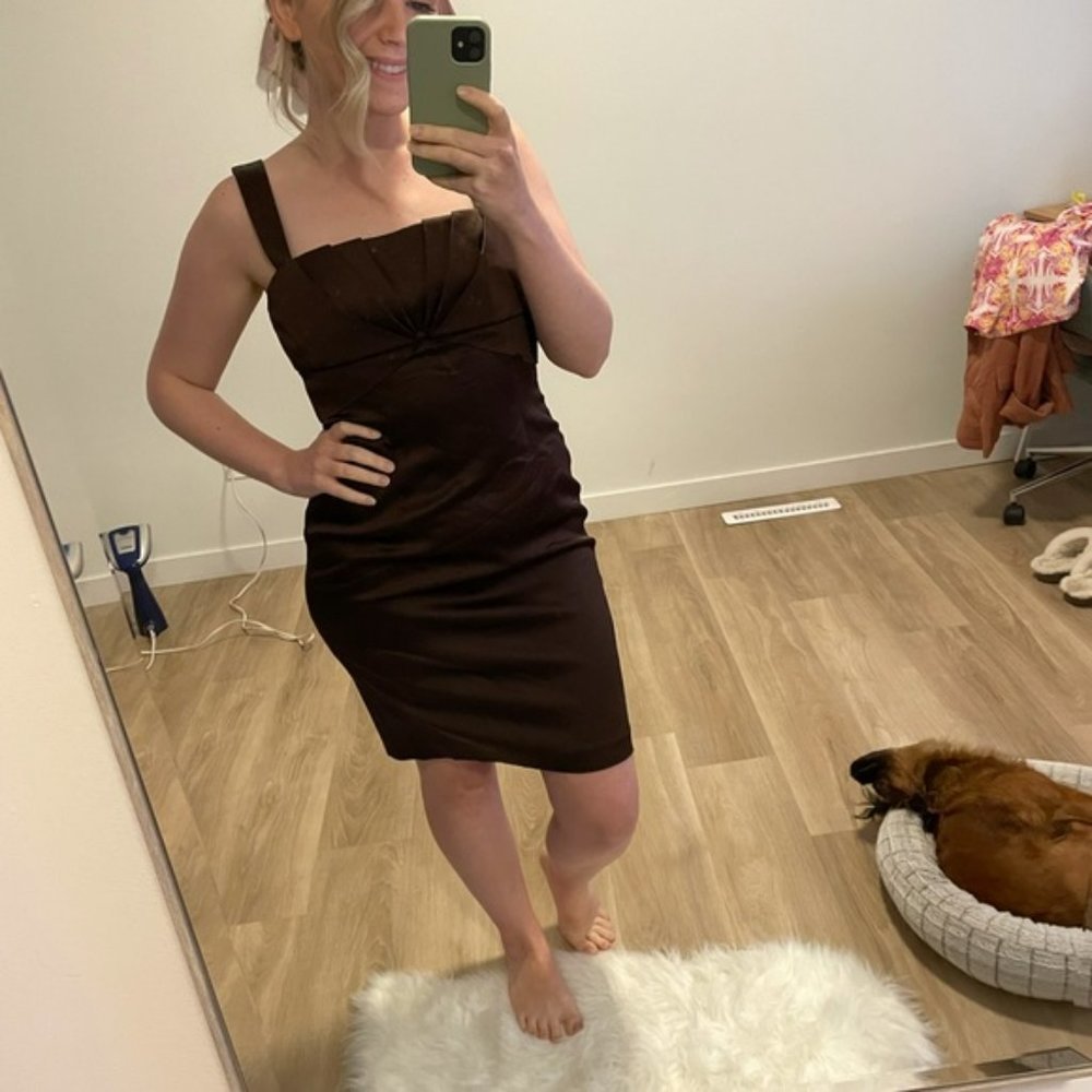 Maggy London Square Neck Dress